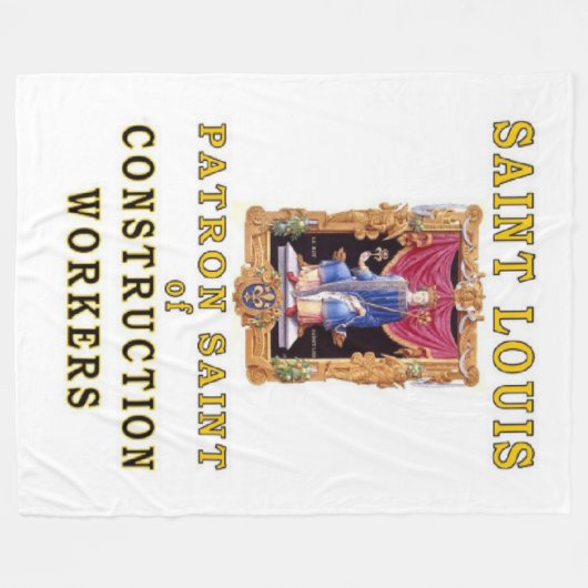 SAINT LOUIS FLEECE DEKEN (Voorkant (Horizontaal))