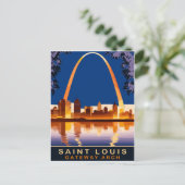 Saint Louis, Gateway Arch, Reizen Briefkaart (Staand voorkant)