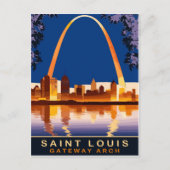 Saint Louis, Gateway Arch, Reizen Briefkaart (Voorkant)