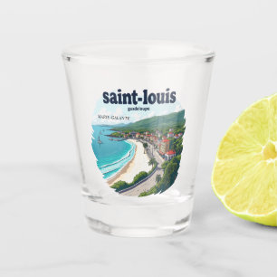SAINT-LOUIS GUADELOUPE SHOT GLAS