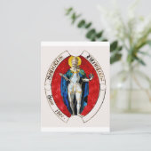 Saint Louis IX King of France Briefkaart (Staand voorkant)