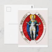 Saint Louis IX King of France Briefkaart (Voorkant / Achterkant)