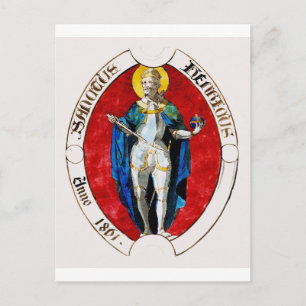 Saint Louis IX King of France Briefkaart