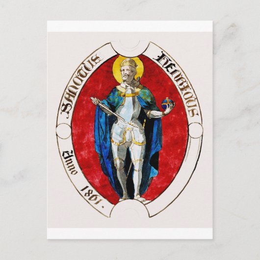 Saint Louis IX King of France Briefkaart (Voorkant)