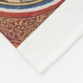 Saint Louis IX van Frankrijk Fleece Deken (Hoek)