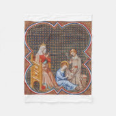 Saint Louis IX van Frankrijk Fleece Deken (Voorkant)