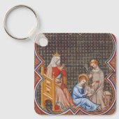 Saint Louis IX van Frankrijk Sleutelhanger (Voorkant)
