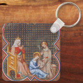 Saint Louis IX van Frankrijk Sleutelhanger (Achterkant)
