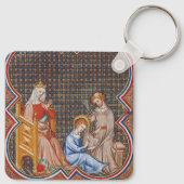 Saint Louis IX van Frankrijk Sleutelhanger (Achterkant)
