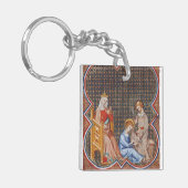 Saint Louis IX van Frankrijk Sleutelhanger (Voorkant Links)