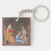 Saint Louis IX van Frankrijk Sleutelhanger (Achterkant)