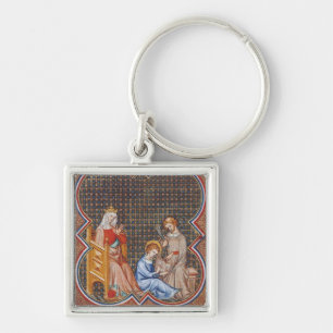 Saint Louis IX van Frankrijk Sleutelhanger