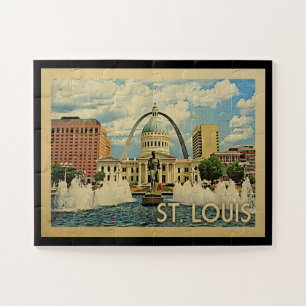 Saint Louis Jigzaag Puzzle Missouri Legpuzzel