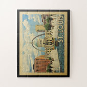 Saint Louis Jigzaag Puzzle Missouri  Legpuzzel (Verticaal)