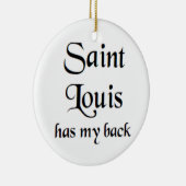saint louis koffiemok keramisch ornament (Rechts)