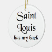 saint louis koffiemok keramisch ornament (Links)