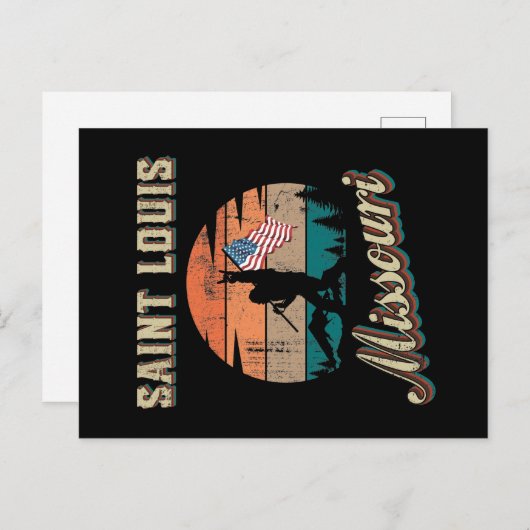 Saint Louis Missouri Briefkaart (Voorkant / Achterkant)