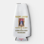 SAINT LOUIS PATRON SAINT VAN BOUWVAKKERS FLESJESKOELER (Voorkant)