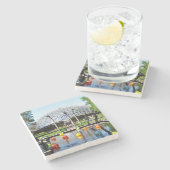 Saint Louis, St. Louis Botanical, St. Louis Onderz Stenen Onderzetter (Zijkant)