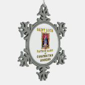 SAINT LOUIS TIN SNEEUWVLOK ORNAMENT (Links)