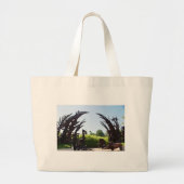 Saint Louis Zoo Sculpture Grote Tote Bag (Voorkant)