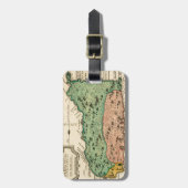 Saint Lucia 1758 Bagagelabel (Voorkant verticaal)
