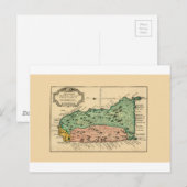 Saint Lucia 1758 Briefkaart (Voorkant / Achterkant)