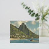 Saint Lucia (2) Briefkaart (Staand voorkant)
