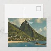Saint Lucia (2) Briefkaart (Voorkant / Achterkant)