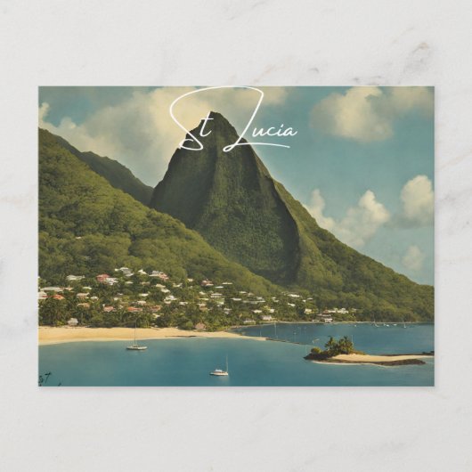 Saint Lucia (2) Briefkaart (Voorkant)