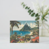 Saint Lucia (4) Briefkaart (Staand voorkant)