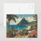 Saint Lucia (4) Briefkaart (Voorkant / Achterkant)