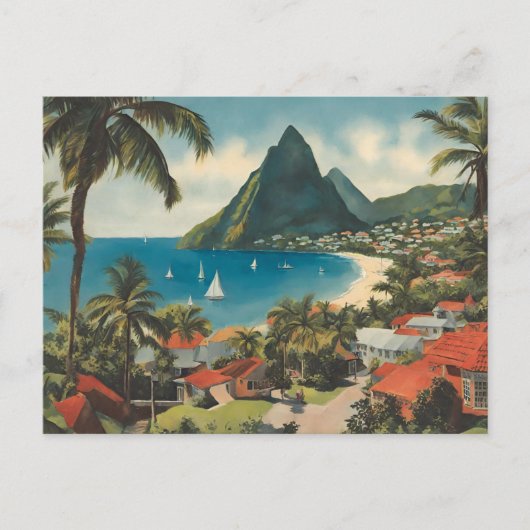 Saint Lucia (5) Briefkaart (Voorkant)