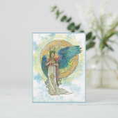 Saint Lucia Angel Post Card Briefkaart (Staand voorkant)
