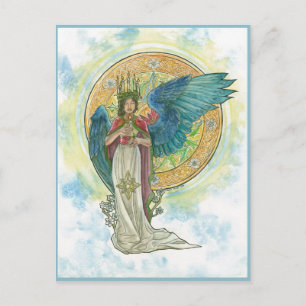 Saint Lucia Angel Post Card Briefkaart