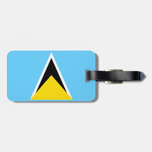 Saint Lucia Bagagelabel (Achterkant horizontaal)