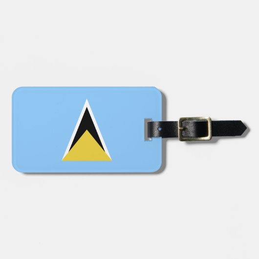 Saint Lucia Bagagelabel (Voorkant horizontaal)