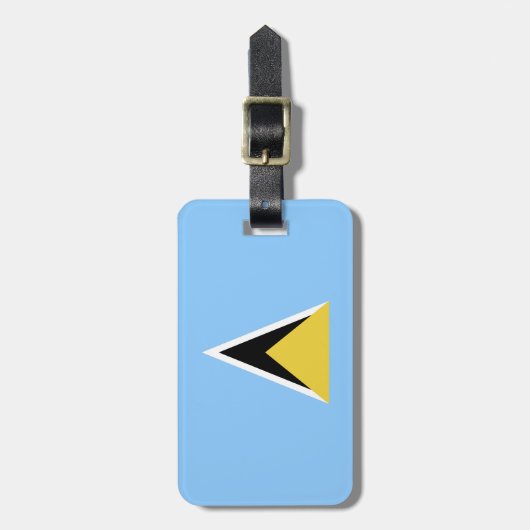 Saint Lucia Bagagelabel (Voorkant verticaal)
