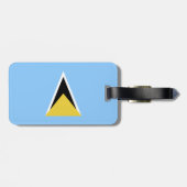 Saint Lucia Bagagelabel (Achterkant horizontaal)