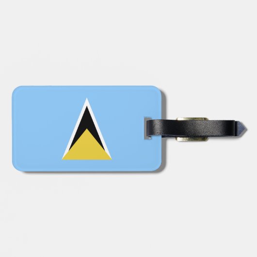 Saint Lucia Bagagelabel (Achterkant horizontaal)