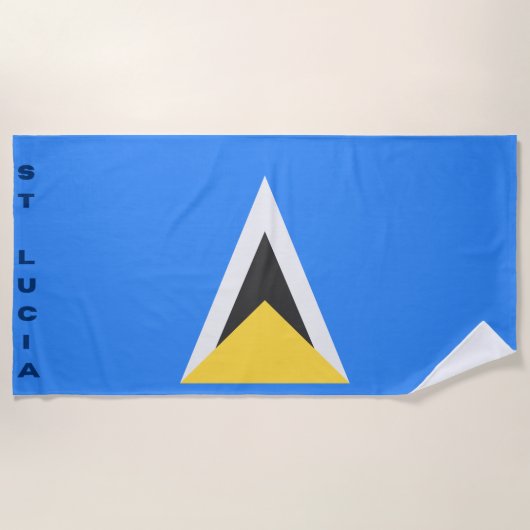 Saint Lucia Beach Towel Strandlaken (Voorkant)