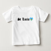 Saint Lucia Blackletter Saint Lucian Flag Carnaval (Voorkant)