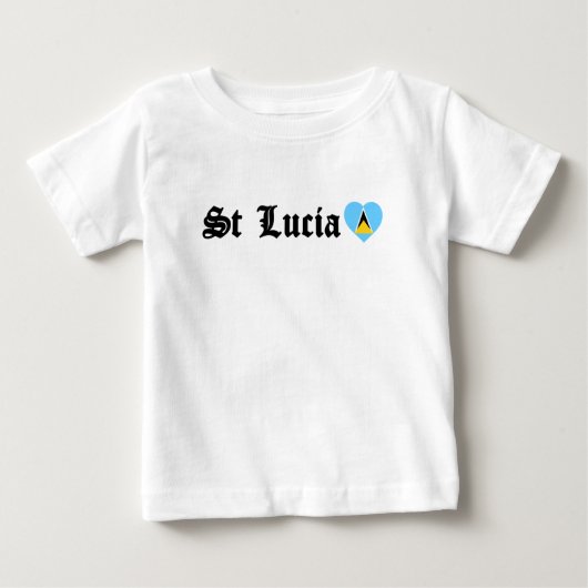 Saint Lucia Blackletter Saint Lucian Flag Carnaval (Voorkant)