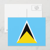 Saint Lucia Briefkaart (Voorkant / Achterkant)