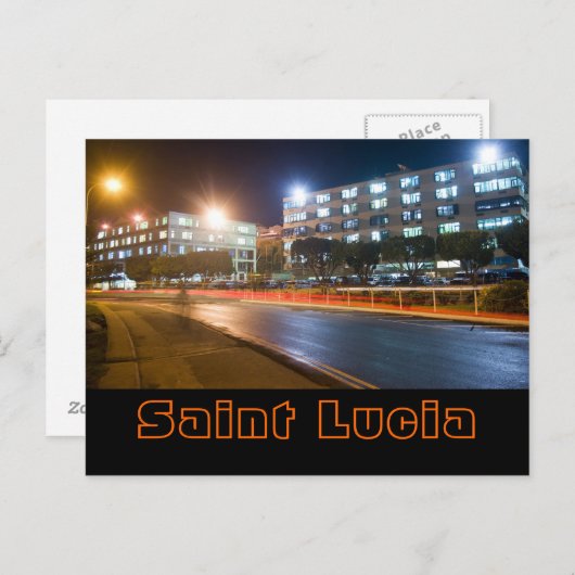 Saint Lucia Briefkaart (Voorkant / Achterkant)