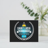 Saint Lucia Briefkaart (Staand voorkant)