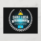 Saint Lucia Briefkaart (Voorkant)