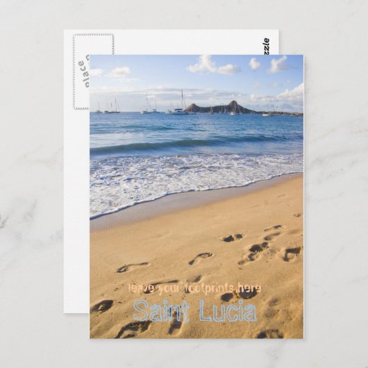 Saint Lucia Briefkaart (Voorkant / Achterkant)