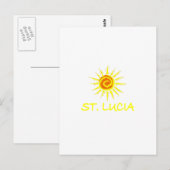 Saint Lucia Briefkaart (Voorkant / Achterkant)