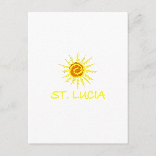 Saint Lucia Briefkaart (Voorkant)